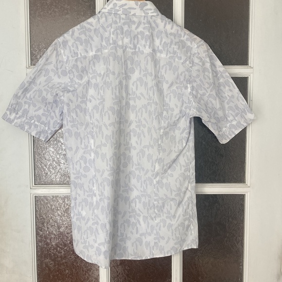 JIL SANDER embroidered short sleeved shirt size 38/15 - Picture 7 of 14